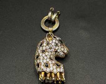 Wonderful Handmade Nepalese gold plated jaguar pendant