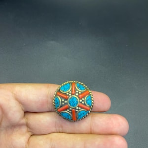 Handgefertigte vintage nepalesische silber ring free size