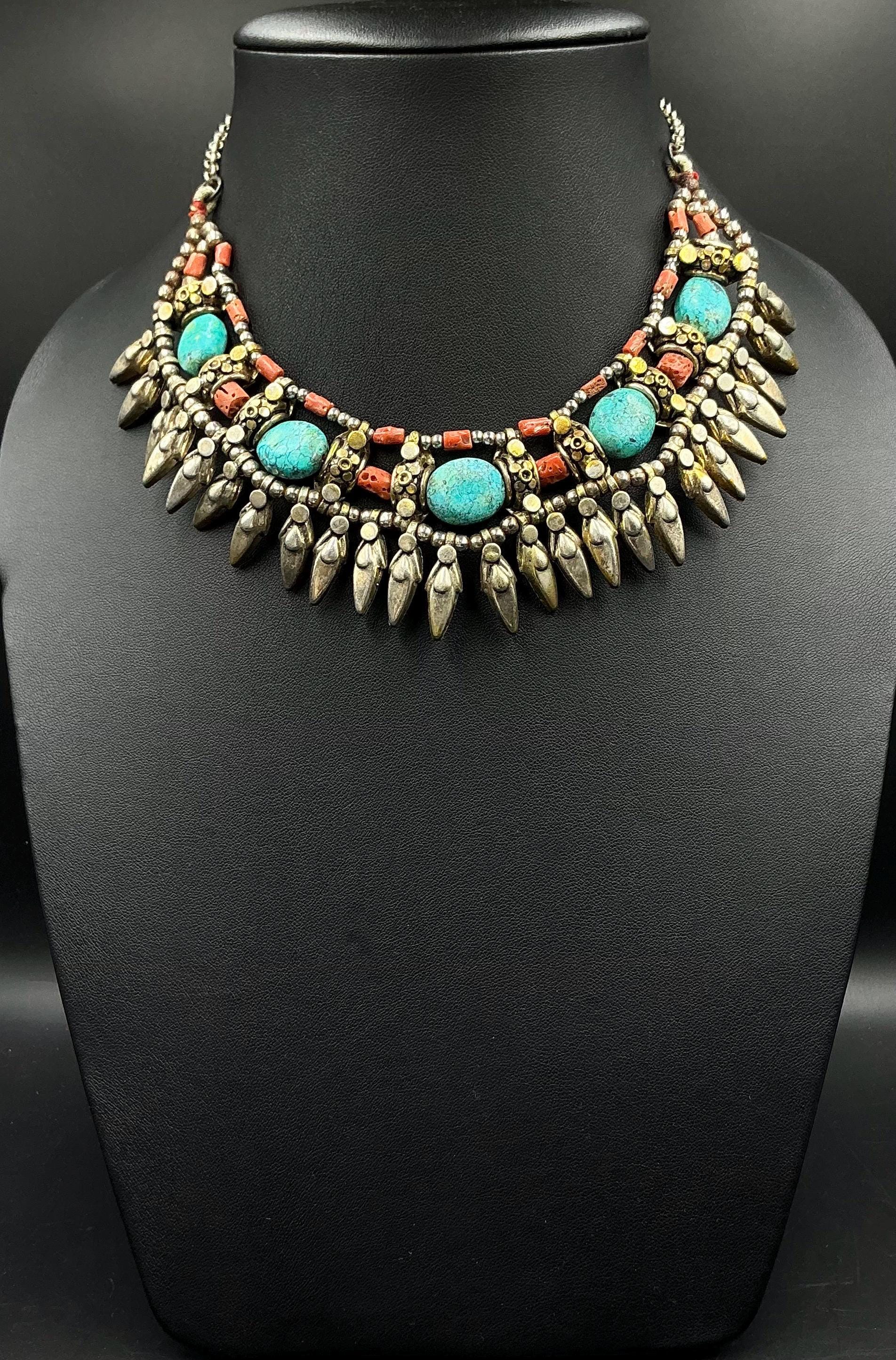 【a-70】　Old new Tibetan style necklace Old Tibetan Buddhist Mandala Pendant, Spiritual necklace
