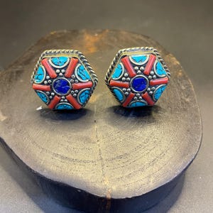 Handgefertigte Vintage Nepalesische versilberte Ringe