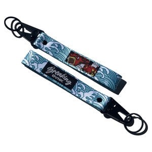 Shiny GYRDS Key Strap / Custom Embroidered Keychain / Key Fobs