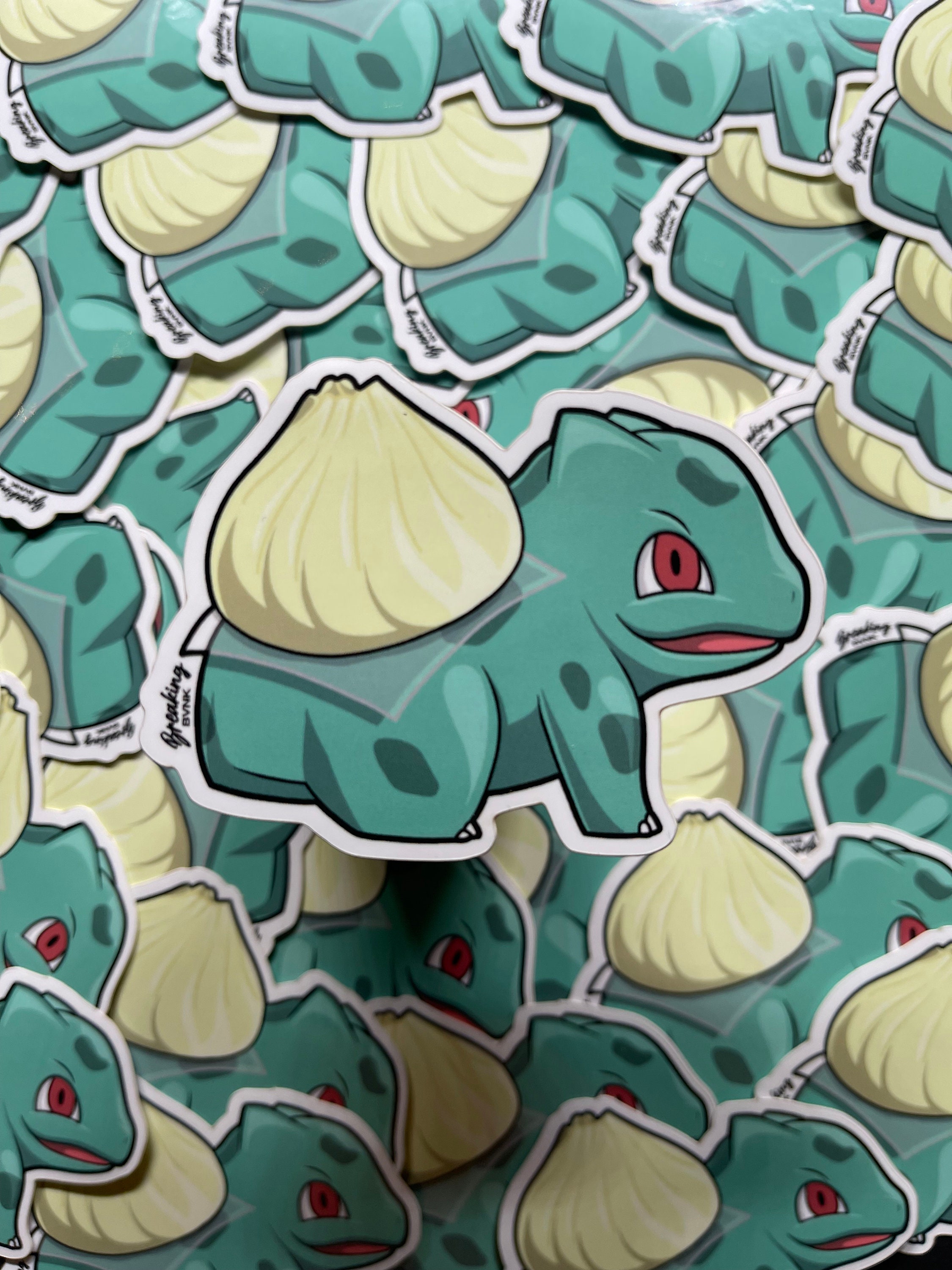 Vinyl Bao-basaur Sticker / Custom Vinyl Sticker / Limited Edition Sti…