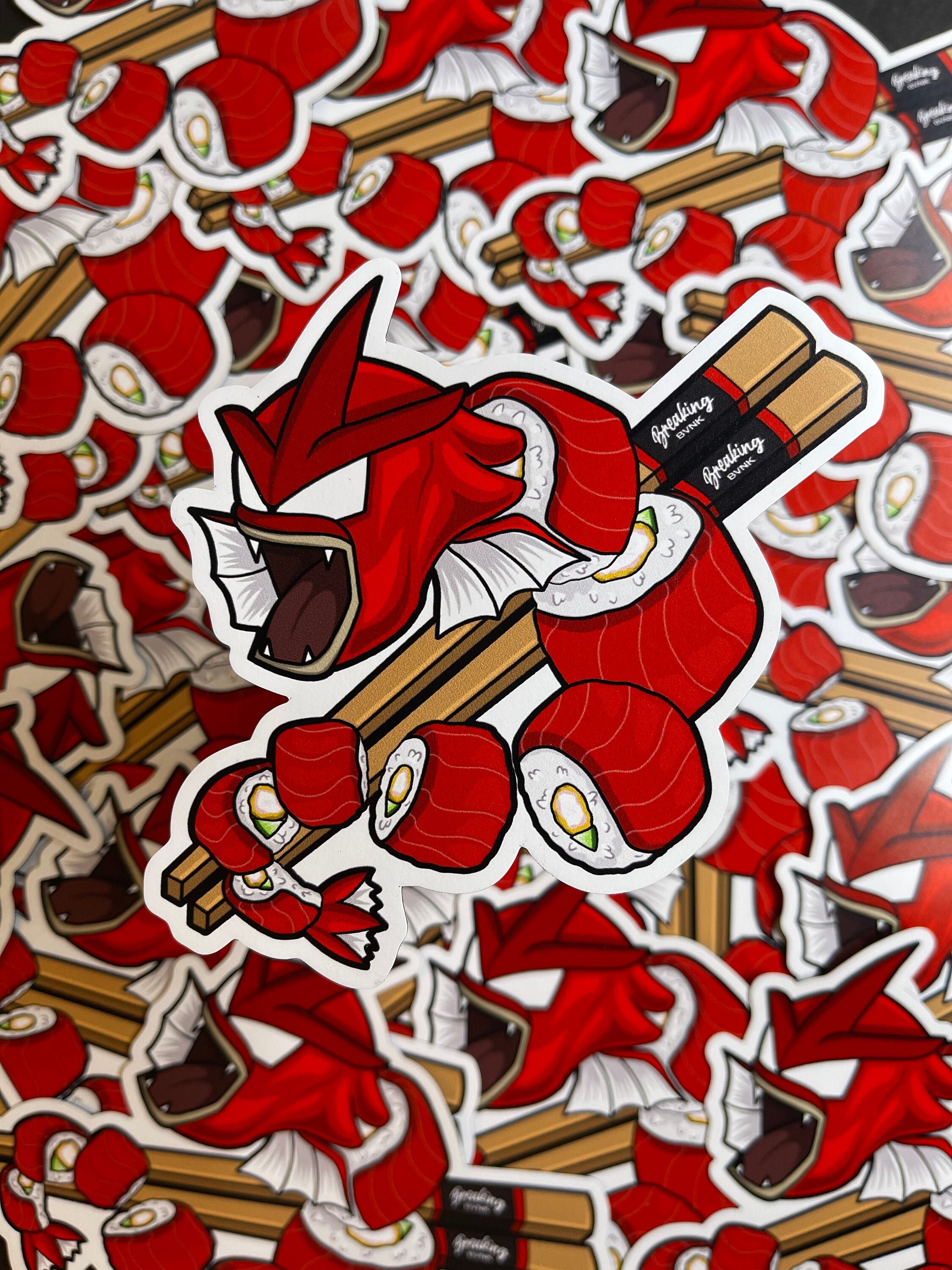 Refrigerator Magnets Shiny Dragon Roll / Custom Magnets / Limited Edi…
