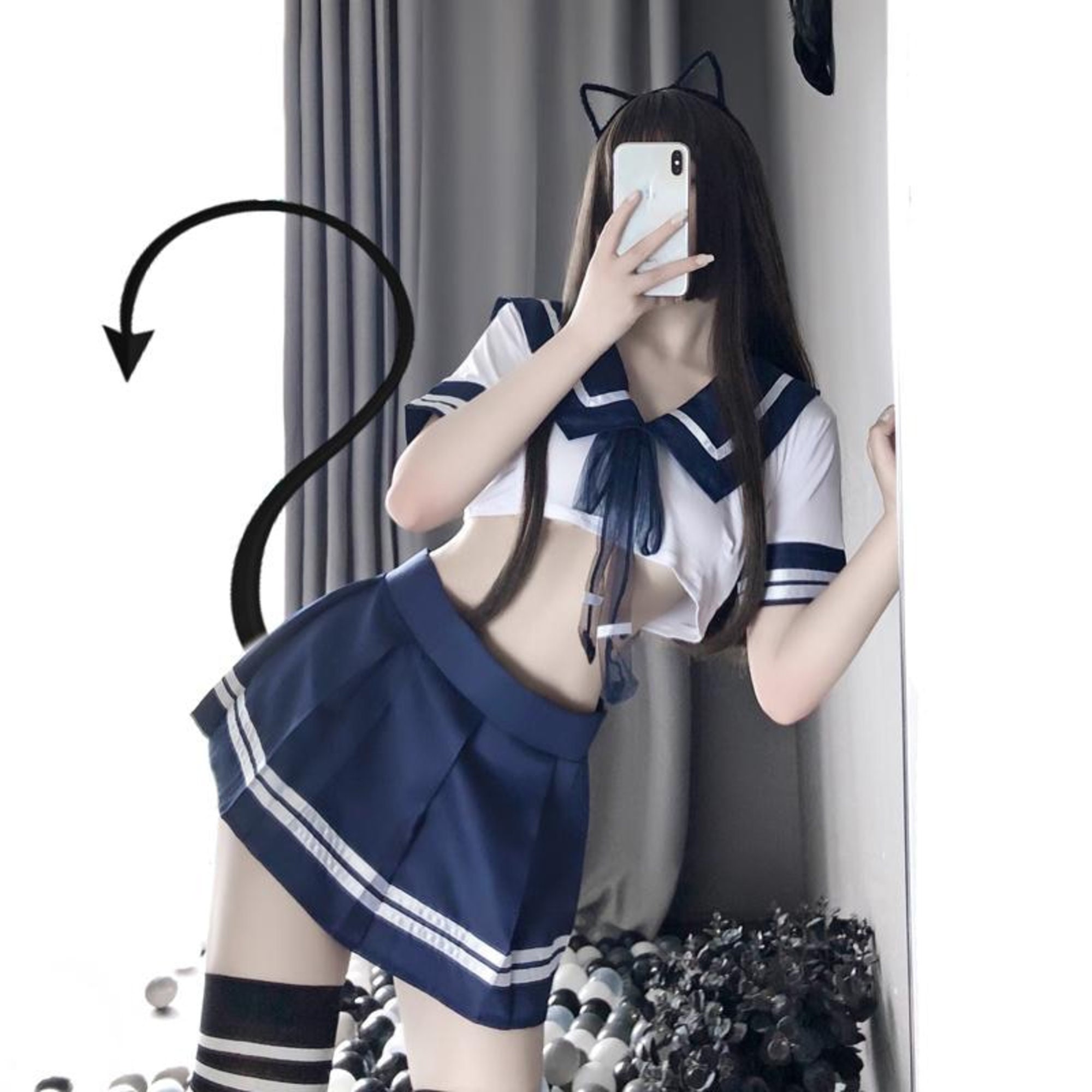Anime School Girl Uniform  Daz 3D