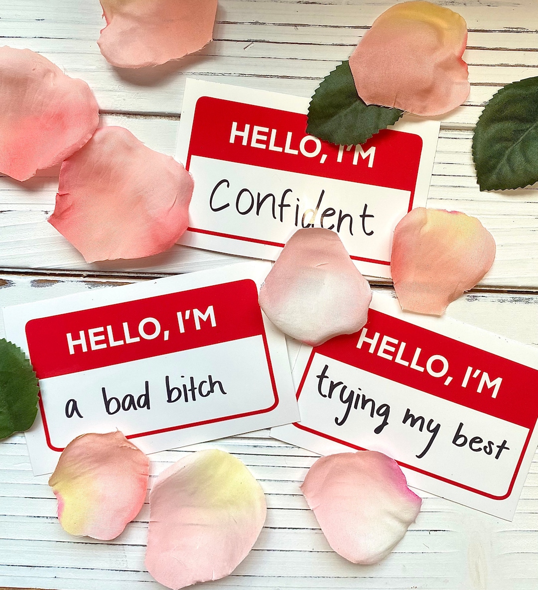 Hello, I’m... Name Tag Sticker - Etsy