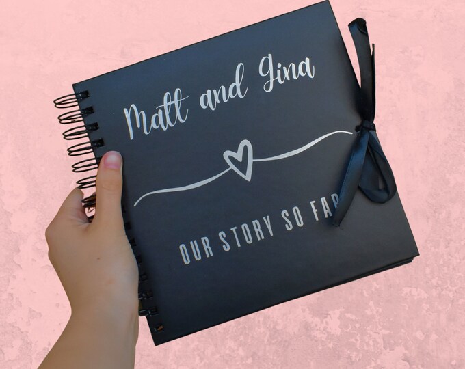 Personalised Couples Scrapbook Our Story so Far Photo Album Etsy UK