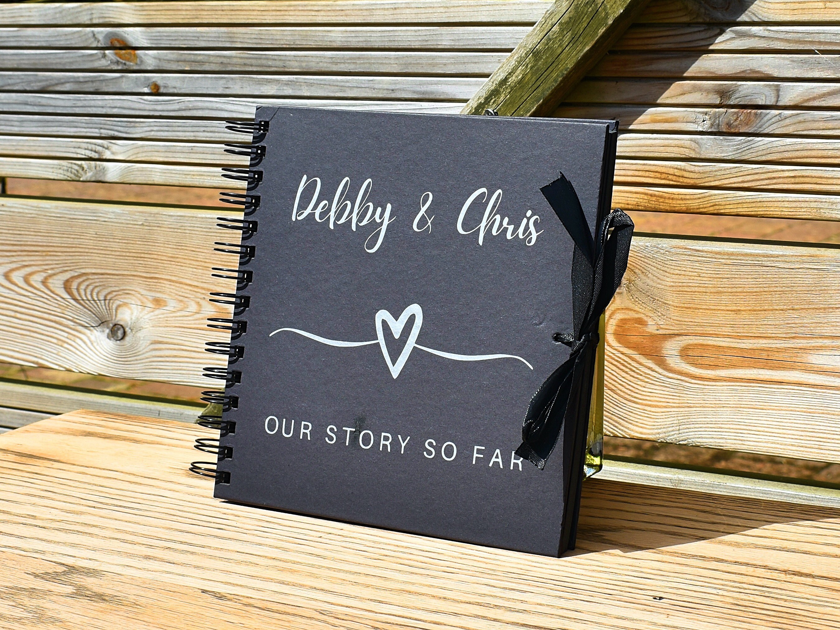 Personalised Couples Scrapbook Our Story So Far Personalised Etsy
