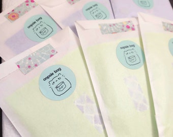 Oopsie bags | stickers | b-grade | sticker sheets | cute stickers | stationery | art