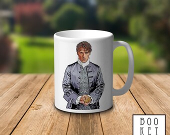 Outlander Mug: Jamie Fraser Cartoon Coffee Mug