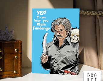 Clem Fandango Card | Toast of London, Matt Berry Birthday Card
