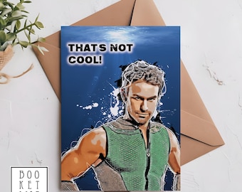 The Deep/The boys series/superhero/Humour card/Funny Cards/Happy Birthday/personalised card