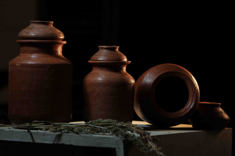 Handmade Vintage Custom Traditional Storage Pots Used in Ancient ...