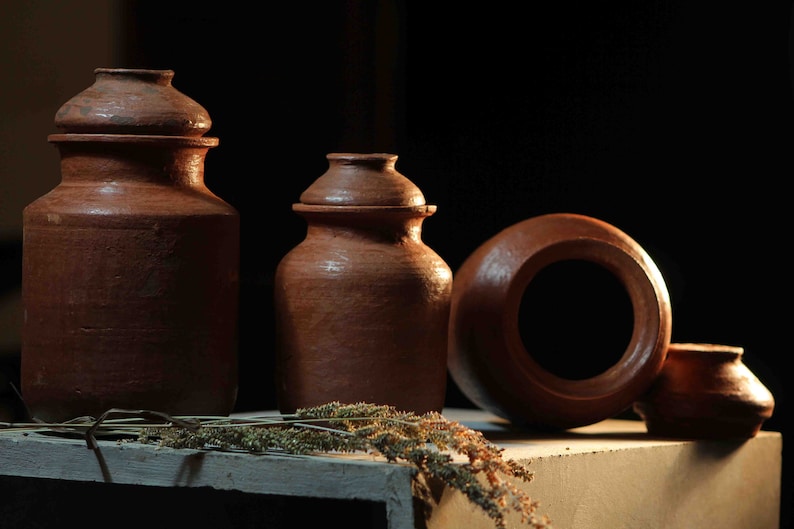 Handmade Vintage Custom Traditional Storage Pots Used in Ancient ...