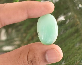 Natural Chrysoprase Oval Shape Hand Carved Chrysoprase Loose Gemstone-Chrysoprase Gemstone Chrysoprase Jewellery-11-12 mm-JC-2489