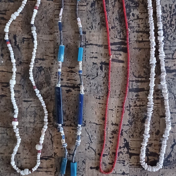 Authentic Antique Native American Necklaces (2) || READ DESCRIPTION