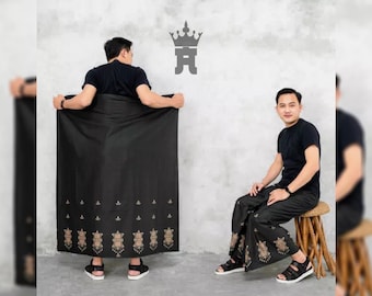Aceh Batik Sarong: Indonesian Printing Tumpal, Muslim Prayer Gift