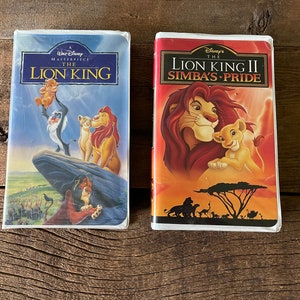 Vintage Lion King VHS Movie: Masterpiece Collection, Simba&#39;s Pride - You Choose
