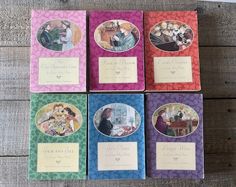 Vintage Louisa May Alcott Book: Colorful Cover, 1990s Edition