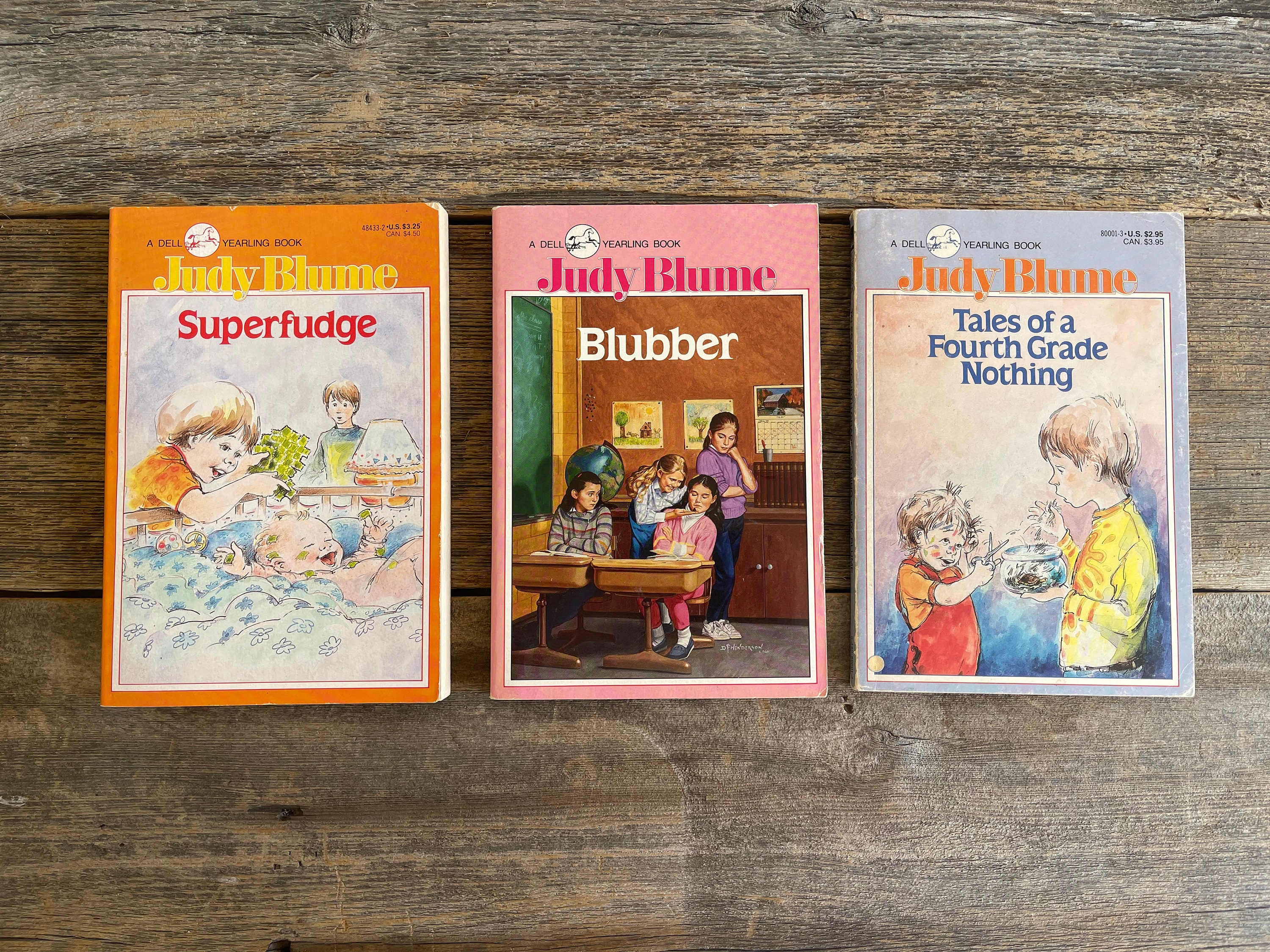 Vintage Judy Blume Books: 1980s Superfudge, Blubber, Tales of