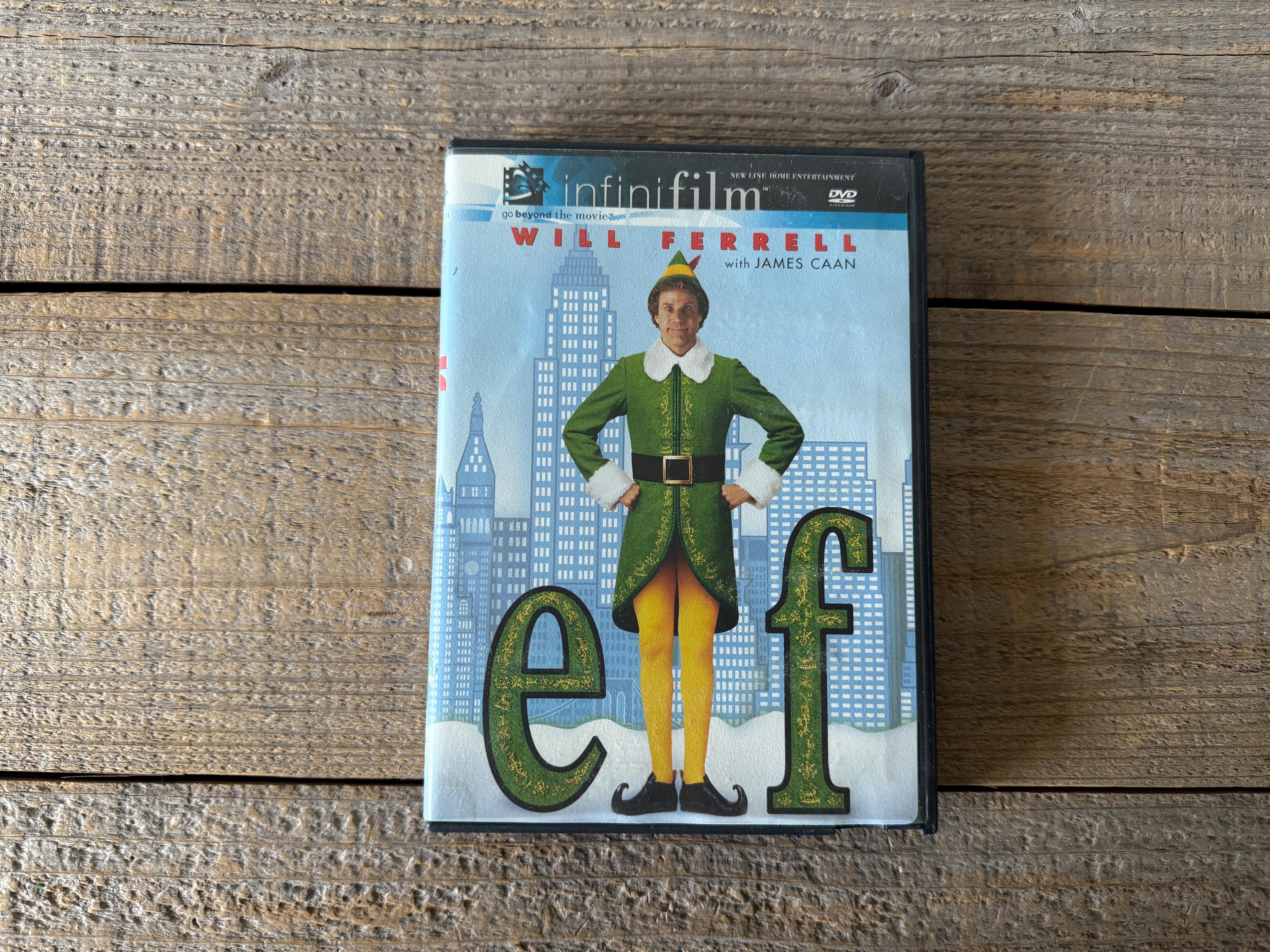 エルフ DVD // ウィル・フェレル // 2002年 ファミリーコメディ クリスマス映画、PG指定、フルスクリーン＆ワイドスクリーン - Etsy  日本, image size:3000x2250