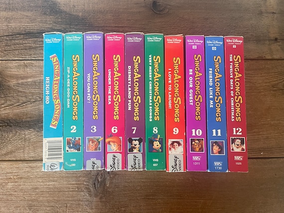 Disney's Sing Along DVD 全巻セット Disney Karaoke Sing Along DVD Zip-A-Dee-Doo-Dah 101