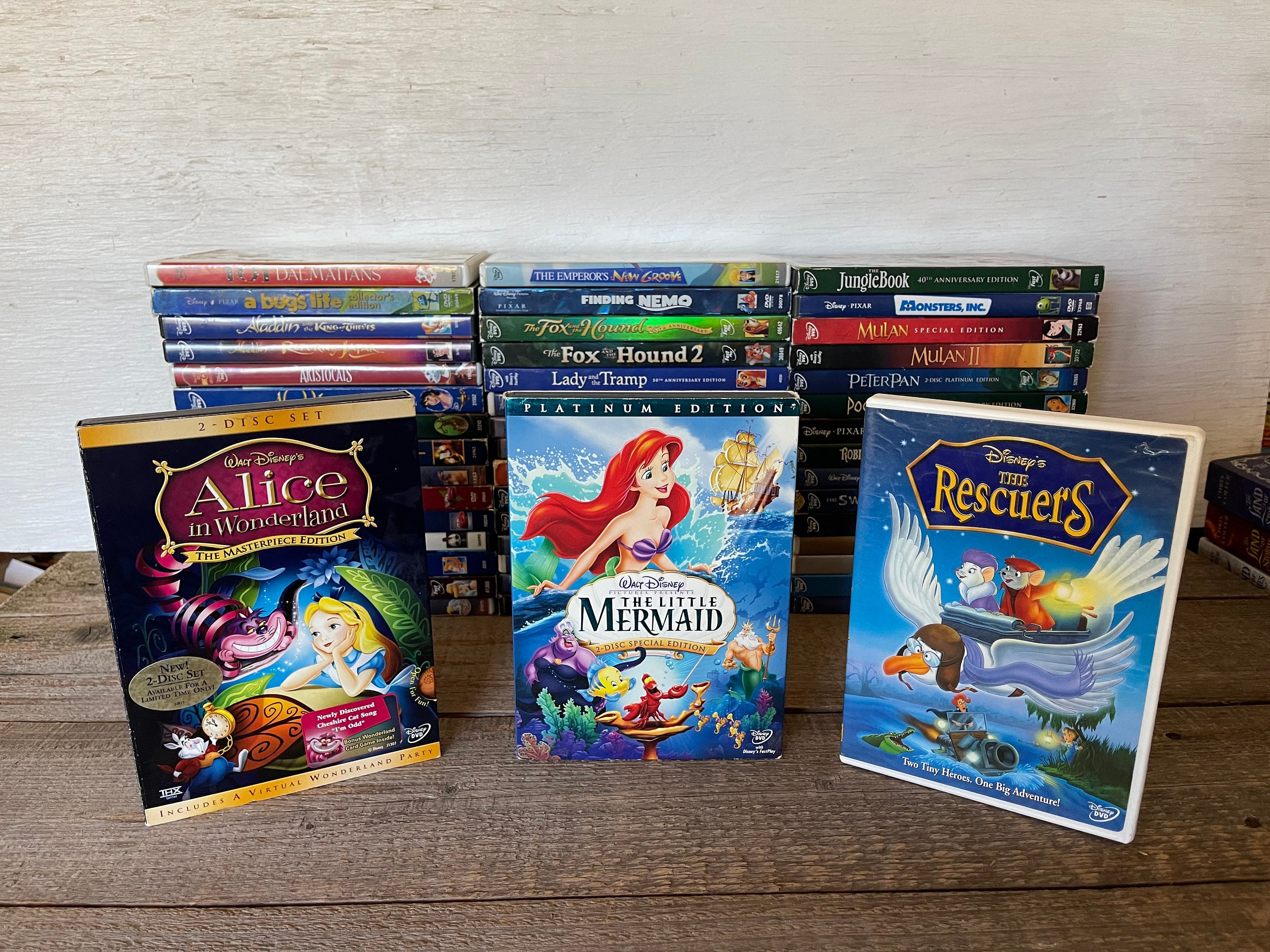 ビンテージ ウォルト ディズニー DVD 映画 // 個別販売 // 詳細な
