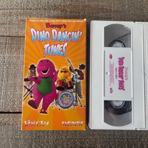 Barney&#39;s Dino Dancin Tunes  // Vintage VHS Movie 2000 // Sing Along