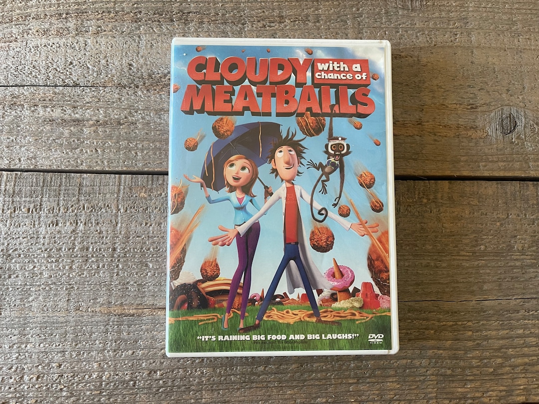 Cloudy With A Chance of Meatballs DVD  Bill Hader, Anna Faris  Rated PG  - Etsy