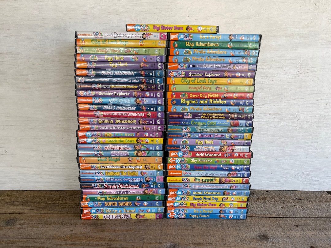 Dora the Explorer Dvds // Sold Individually // 2000's Nick Jr Kids Show