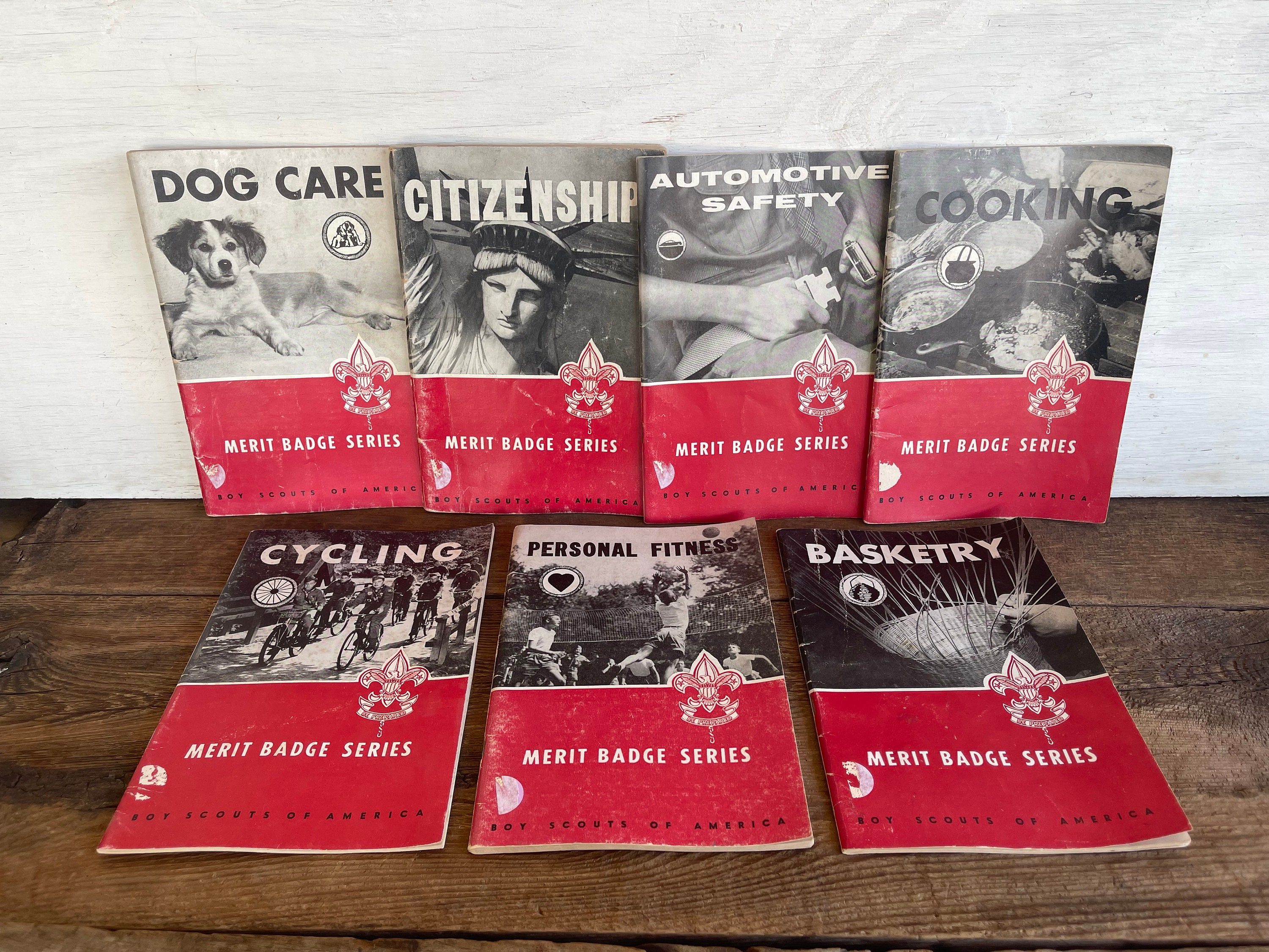 Vintage 1950's & 1960's Boy Scouts of America Books // Merit Badge ...