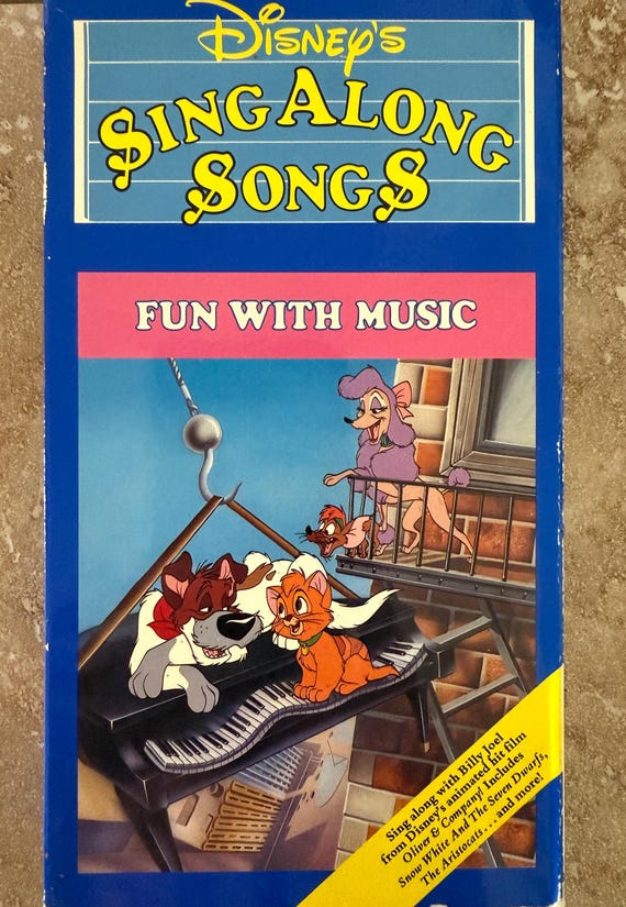 Disney Sing Along Songs VHS // Sold Individually - Etsy 日本