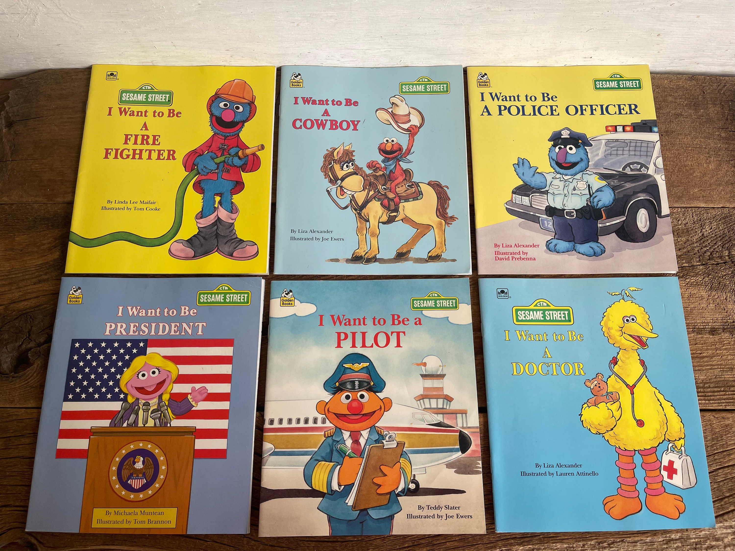 Vintage Sesame Street Golden Book: I Want to Be - Etsy Canada