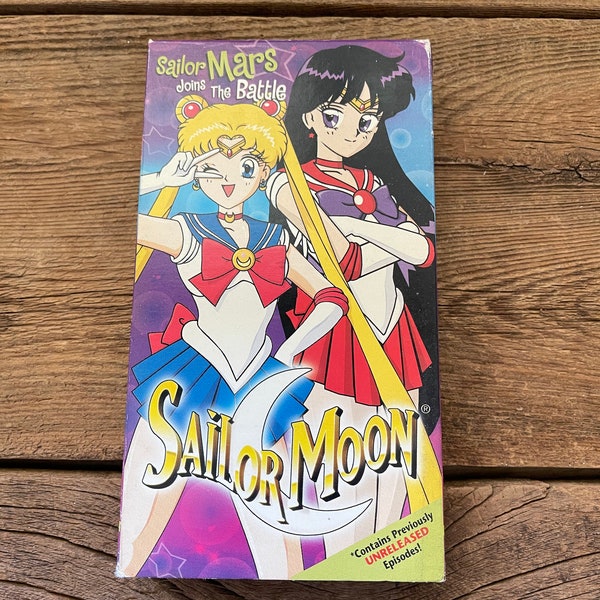 Vintage Sailor Moon VHS // Sailor Mars Joins the Battle