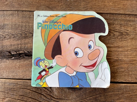 Walt Disney's Pinocchio // A Golden Super Shape Book // 1988
