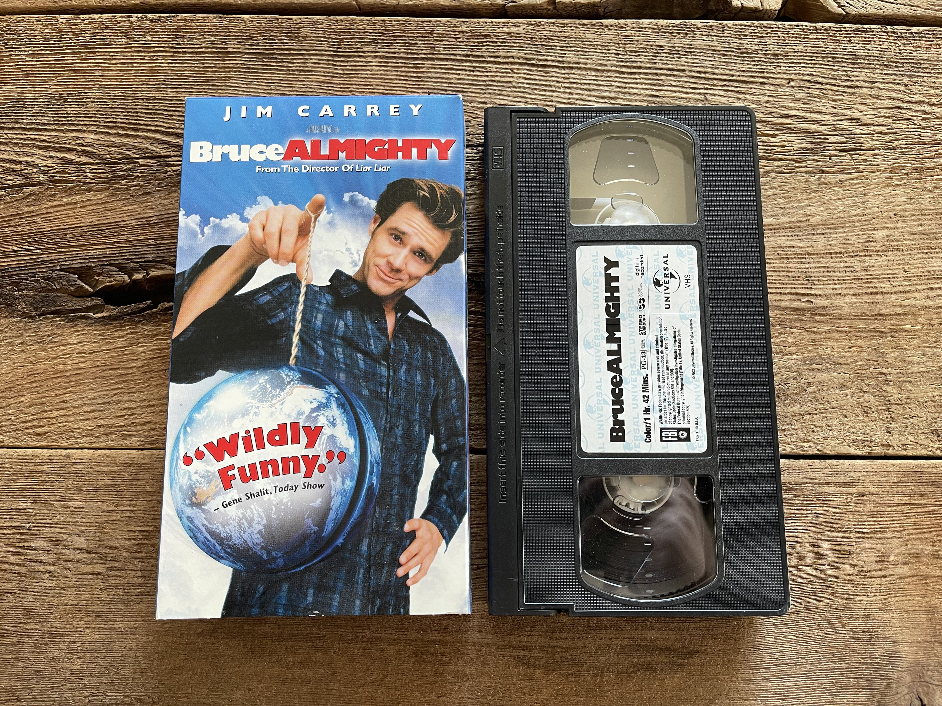Bruce Almighty // Jim Carrey // Rated PG-13 // 2003 Vintage - Etsy Australia Bruce Almighty // Jim Carrey // Rated PG-13 // 2003 Vintage - Etsy Australia