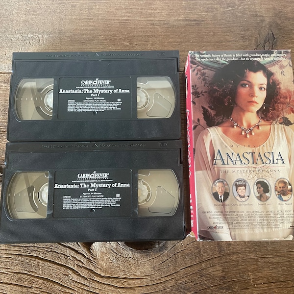 Anastasia: The Mystery of Anna Vintage VHS Movie Collection // Amy Irving