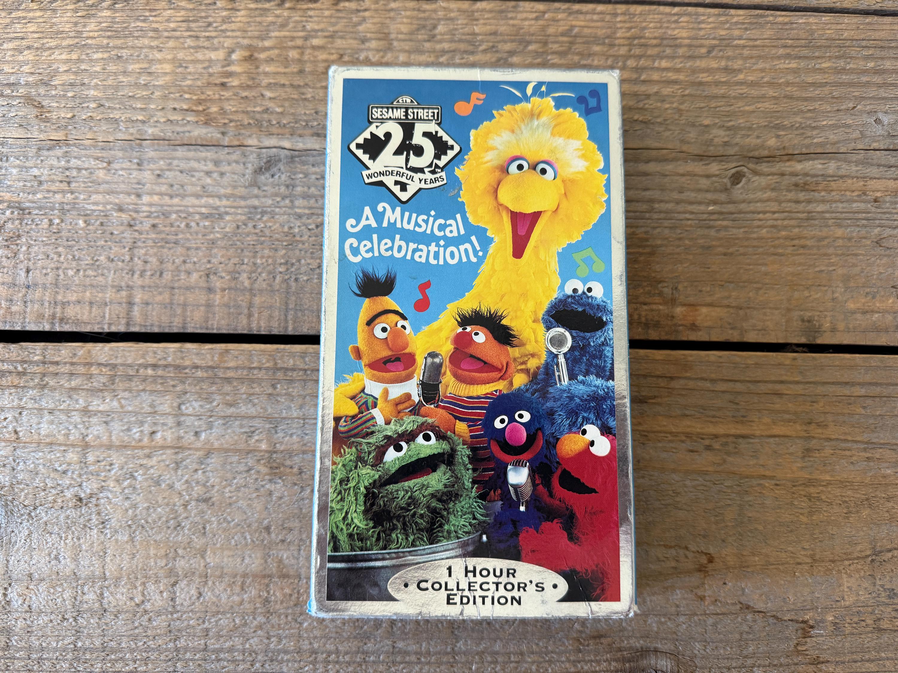 Sesame Street 25th Birthday VHS; A Musical Celebration! // 1