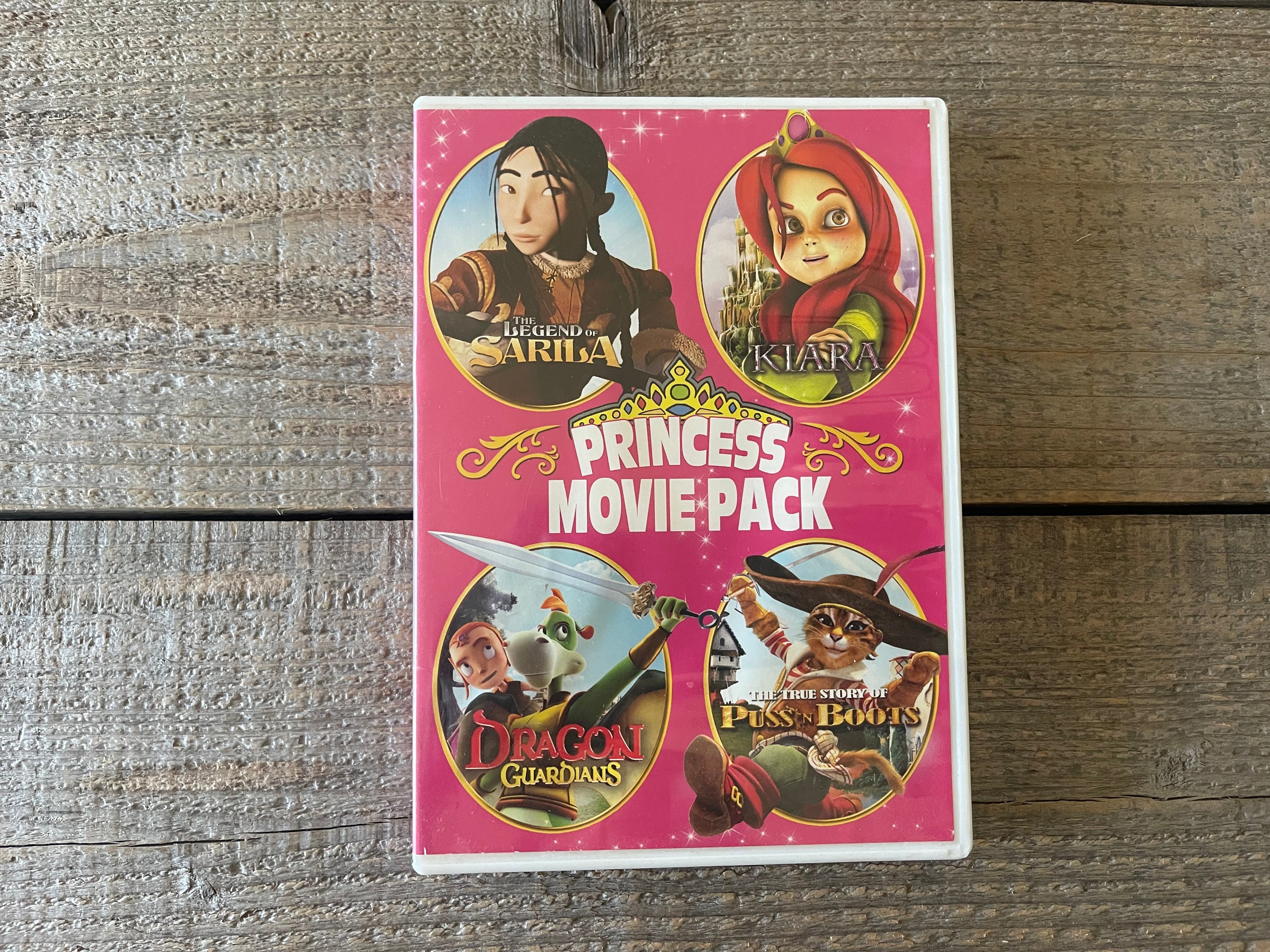 Princess Movie Pack DVD // the Legend of Sarila, Kiara, Dragon