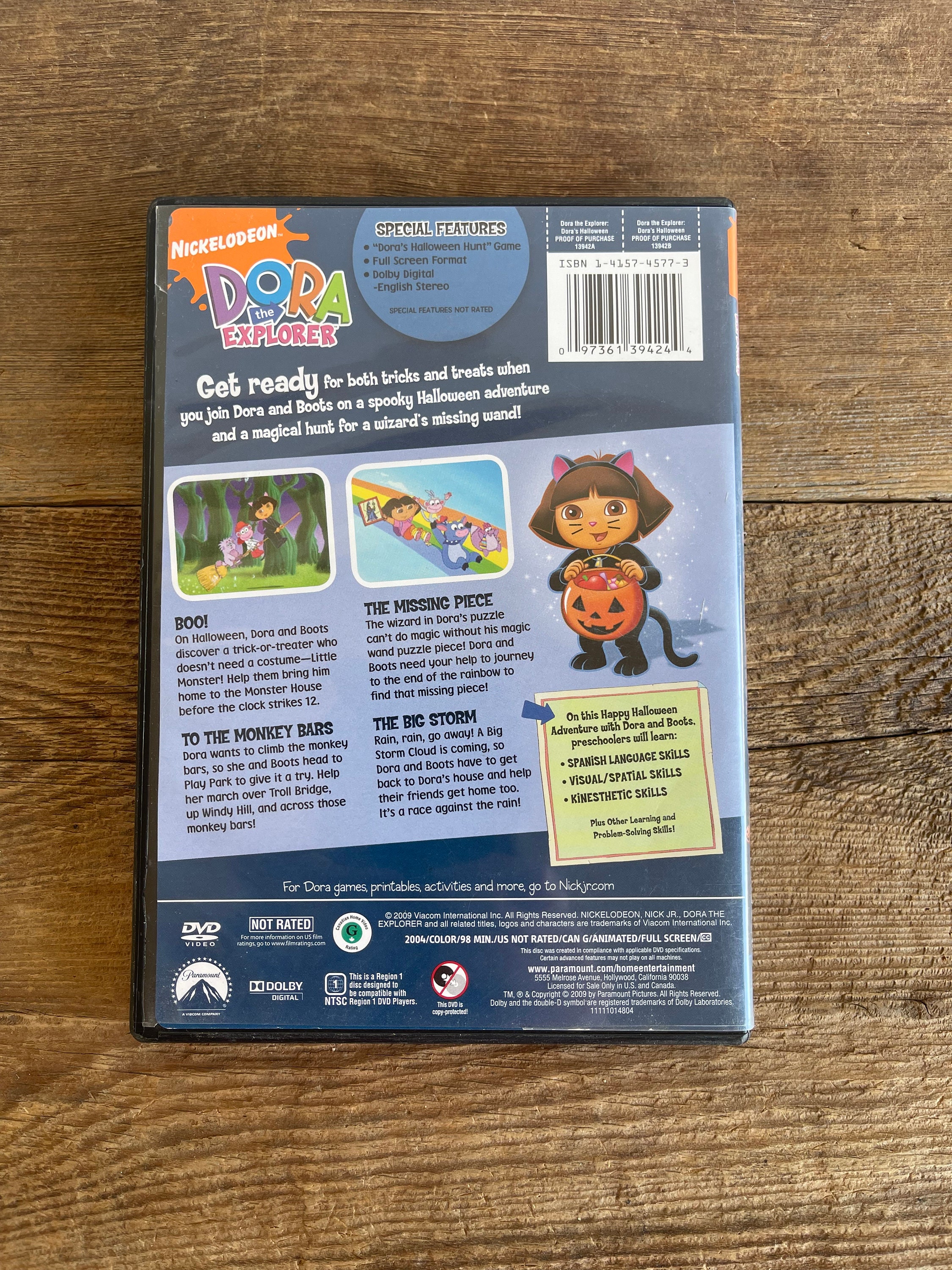 Dora's Halloween DVD // Nickelodeon // Dora the Explorer Etsy
