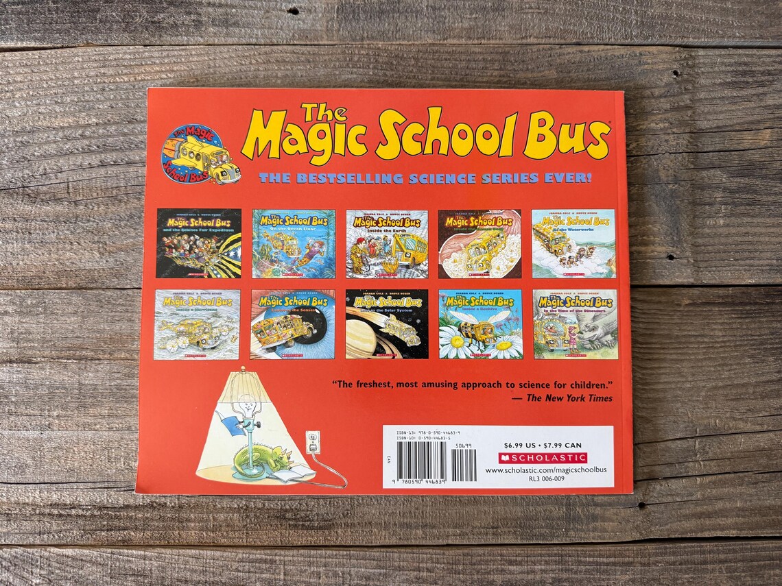 The Magic School Bus & the Electric Field Trip by Joanna Cole // 8" X ...