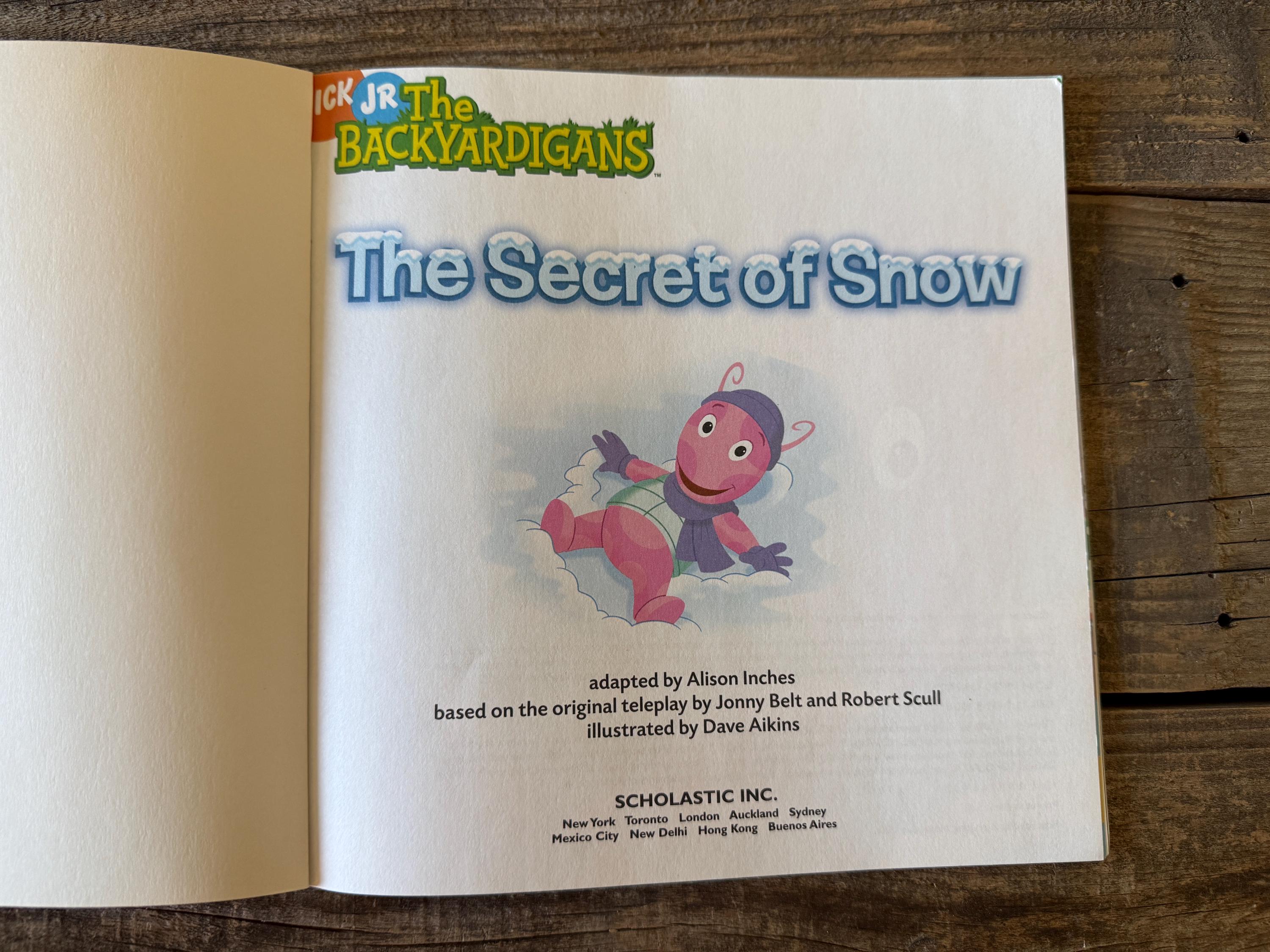 The Secret of Snow // the Backyardigans Nick Jr Book // 2006 - Etsy
