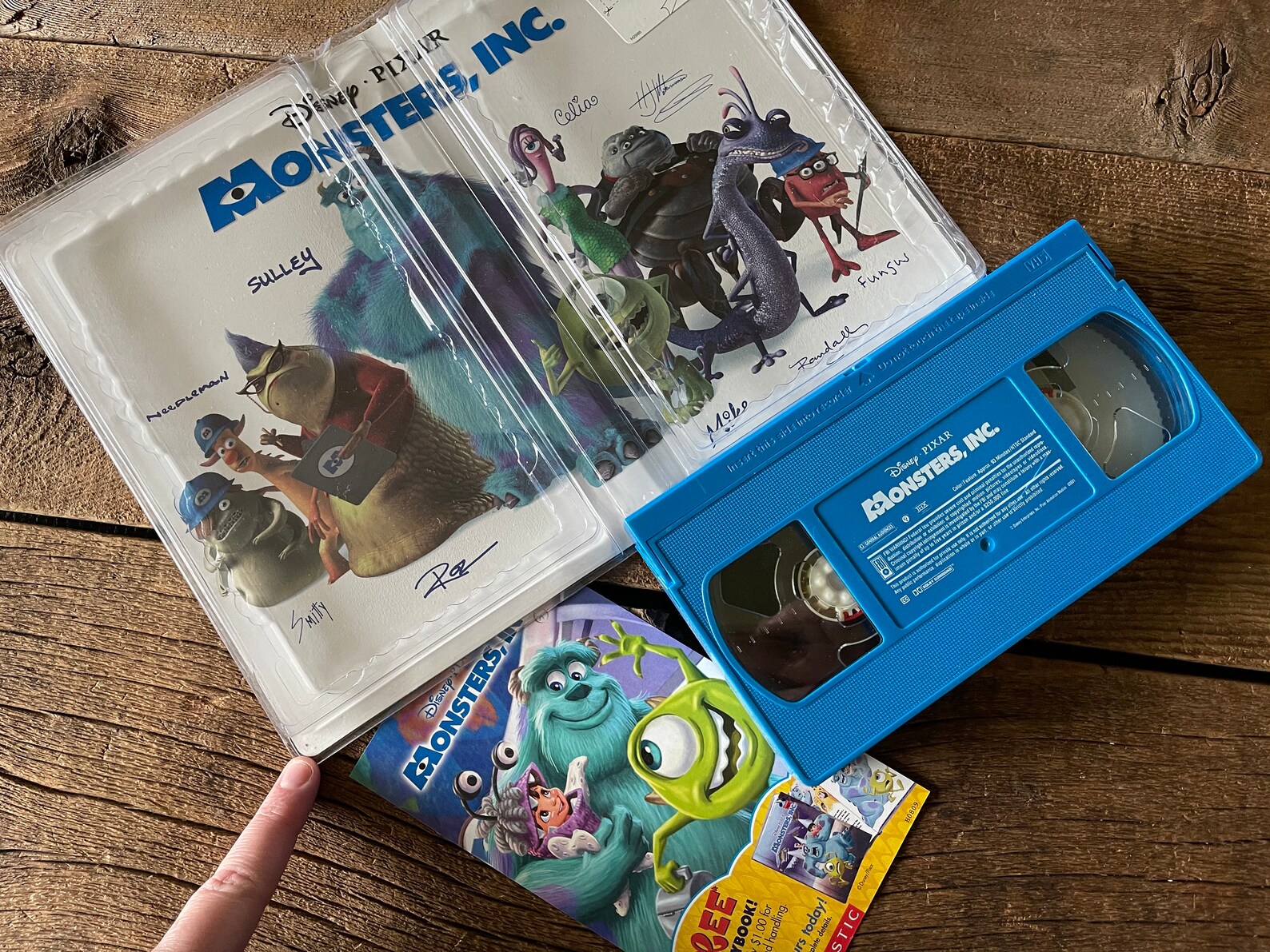 Monster's Inc. Vintage VHS Movie // Pixar Etsy