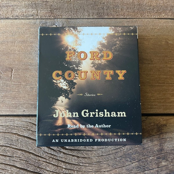 Vintage AudioBook on CD // John Grisham // Ford County