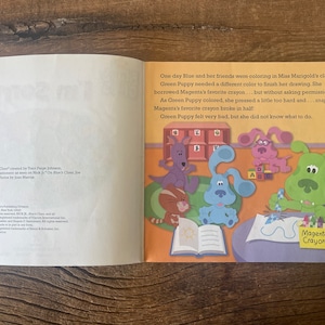 Blue's Clues Books: Nick Jr. Show - Sold Individually - Etsy