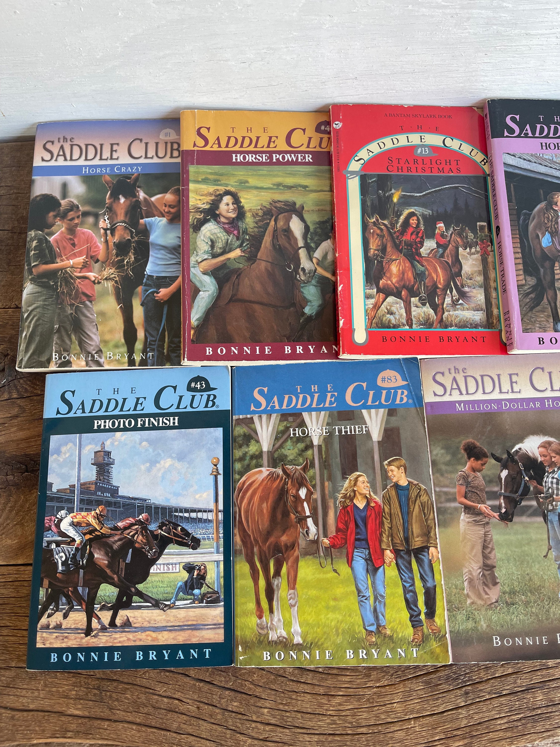 The Saddle Club Books // You Choose // 1980's 1990's Etsy