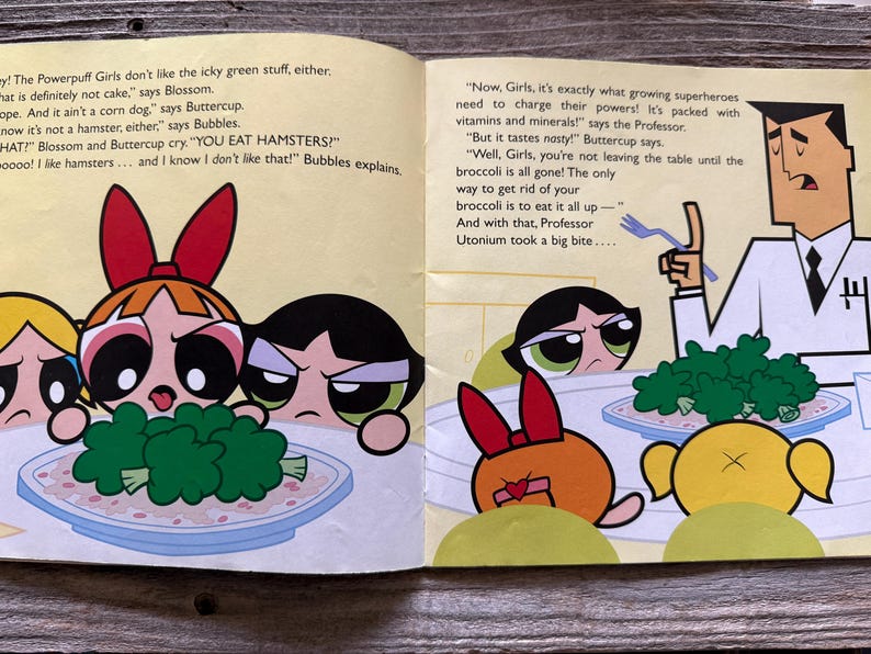 The Powerpuff Girls Book - Beat Your Greens - 2001 - Etsy Canada