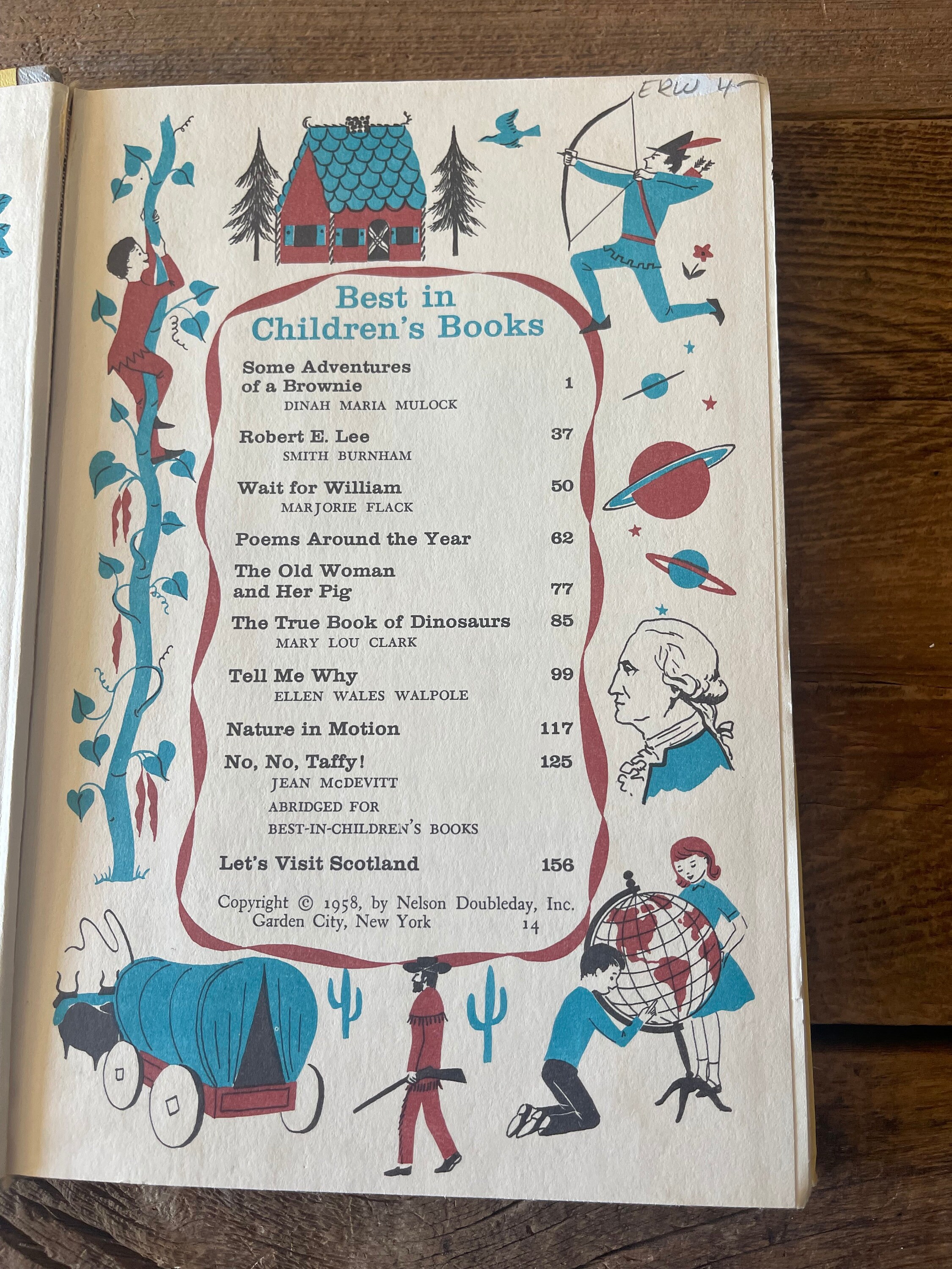 Best in Children's Books // 1958 // Children's Literature - Etsy