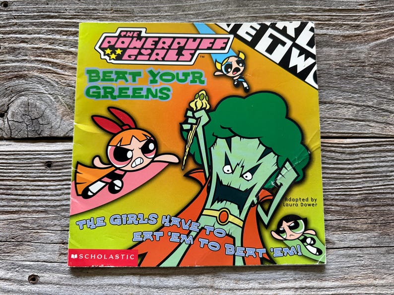 The Powerpuff Girls Book - Beat Your Greens - 2001 - Etsy