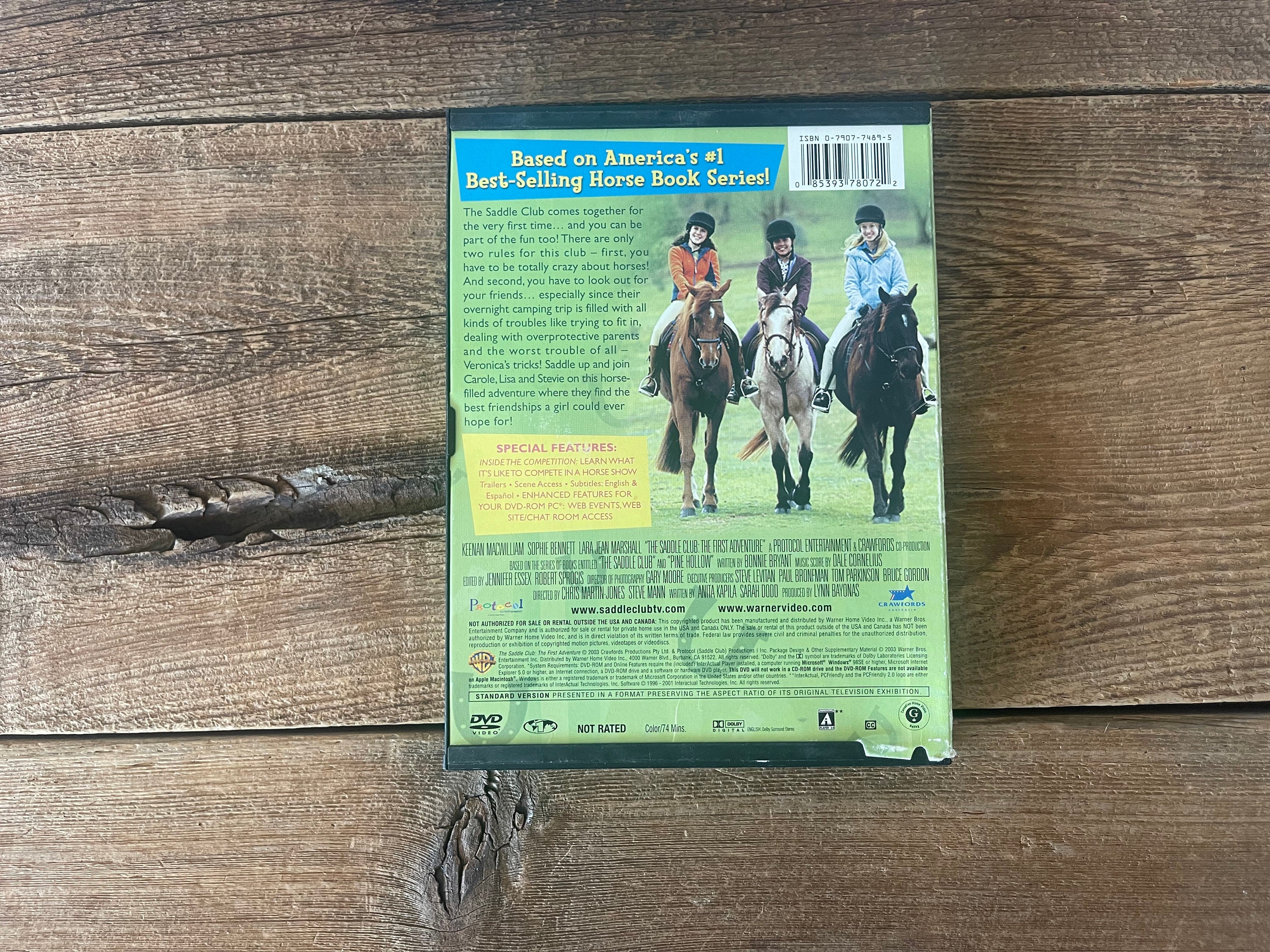 The Saddle Club DVD: the First Adventure - 2003 Vintage Movie - Etsy