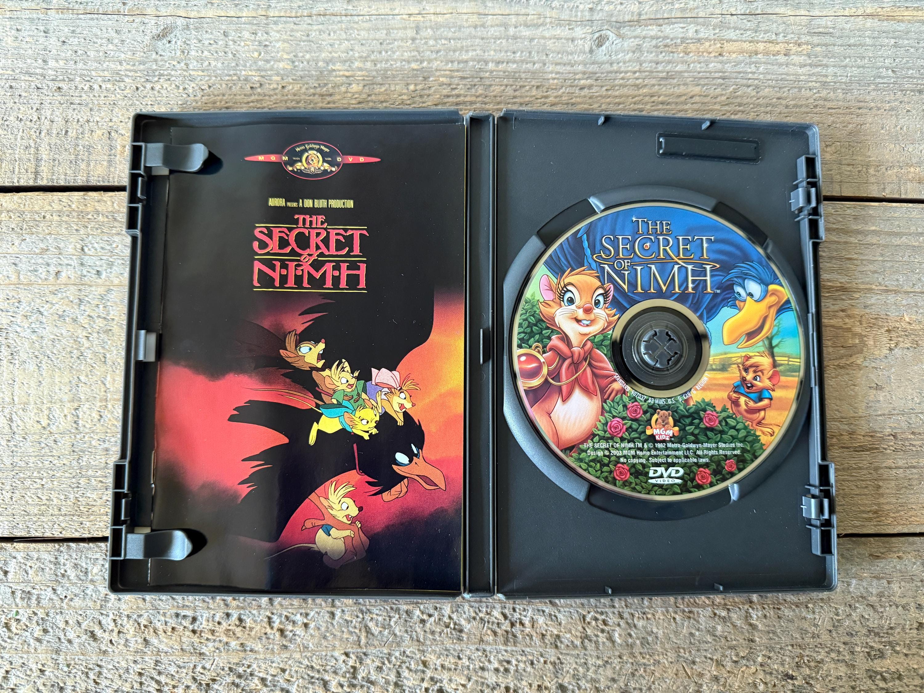 The Secret of Nimh DVD - 2003 Animated Family Film - Rated G - Etsy